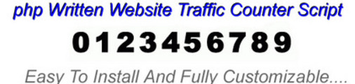 Thumbnail php Website Counter Script