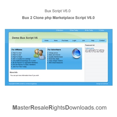 Product picture Bux Clone php Website Script 