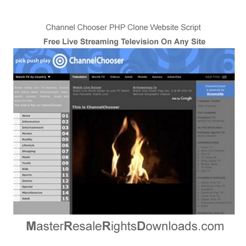 Product picture Channel Chooser Clone PHP Script