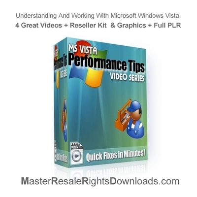 Product picture Microsoft Vista Performance Tips Video Series
