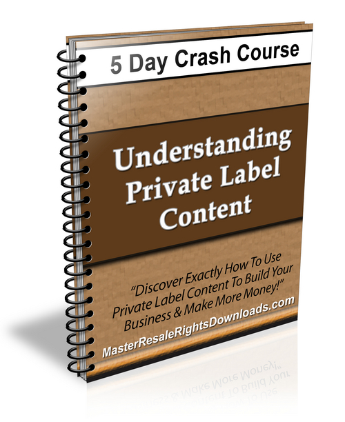 Product picture Understanding Private Label Content Ebook
