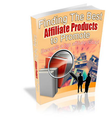 Product picture Finding The Best Affiliate Products To Promote Ebook MRR