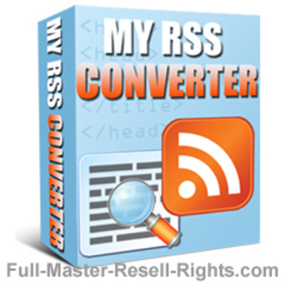 Product picture My RSS Converter Software With Full Master Resale Rights