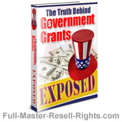Product picture Ebook - US Gov Grants Exposed With Full Master Resale Rights