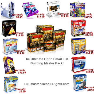 Product picture The Massive Optin List Building Package With Resale Rights