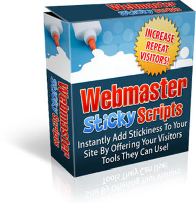 Product picture Webmaster Sticky Scripts Collection With Master Resale Right