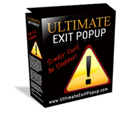 Product picture Ultimate Exit Popup php System With Resale Rights
