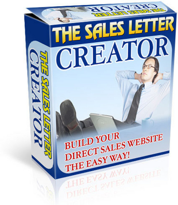 Product picture Sales Letter Generator Software With Resale Rights