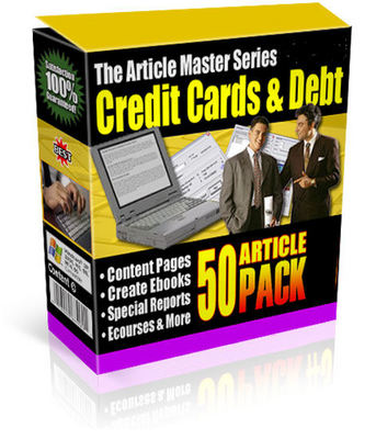 Product picture 30 PLR Credit Articles