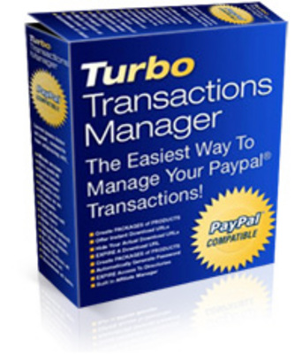 Product picture Turbo Transaction Manager php Script