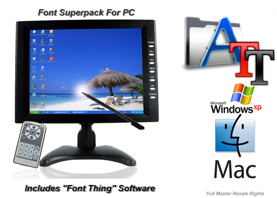 Product picture Add New Fonts To Windows And Mac! Text Fonts Super Pack