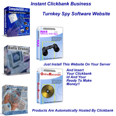 Product picture Instant Clickbank Business - Sell Spy Software!!