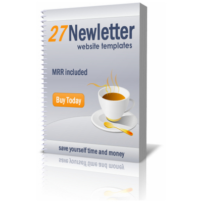 Product picture 27 Newsletter Website Templates