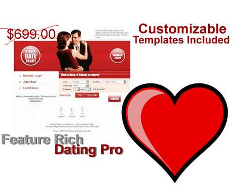 Product picture Feature Rich - Dating Pro php Script plus