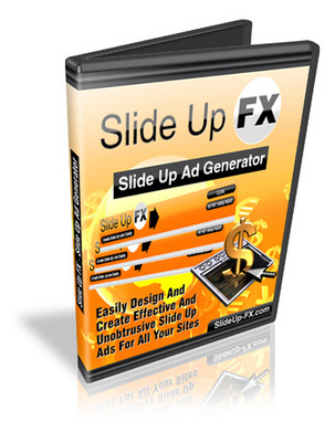 Product picture NEW Slide Up FX Slide Up Ad Generator