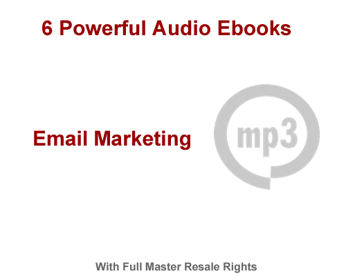 Product picture 6 Audio Ebooks On Email Marketing & Web Prom 
