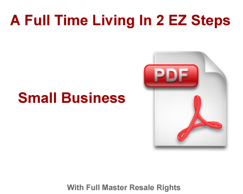 Product picture How To Earn A Full Time Living In 2 Easy Steps