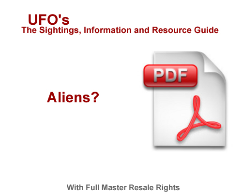 Product picture U.F.O.  The Sightings, Information and Resources Guide