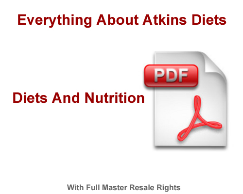 Product picture Everything About Atkins Diets