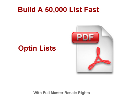 Product picture How To Build A 50,000 List Fast