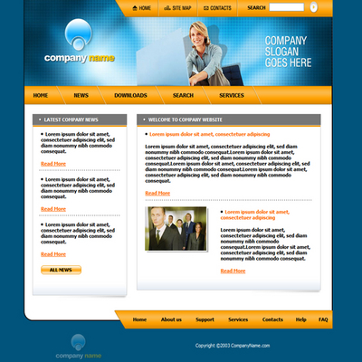 Product picture Online Business Portfolio Website Template