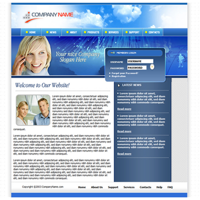 Product picture Business Portfolio Website Template