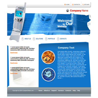 Product picture Cell Phone store - Service Website Template