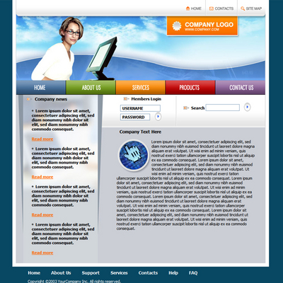 Product picture Business Website - Portfolio Website Template