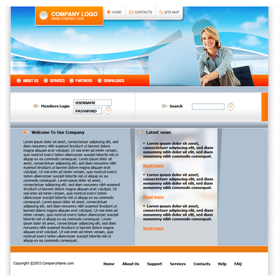 Product picture Company - Business Portfolio Website Template