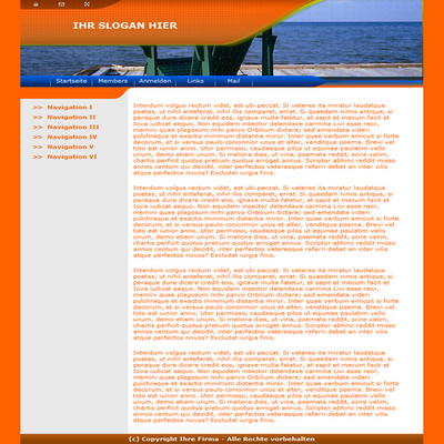 Product picture Sea & Water & Ocean Website Template