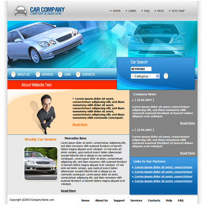 Product picture Car - Auto Website Template