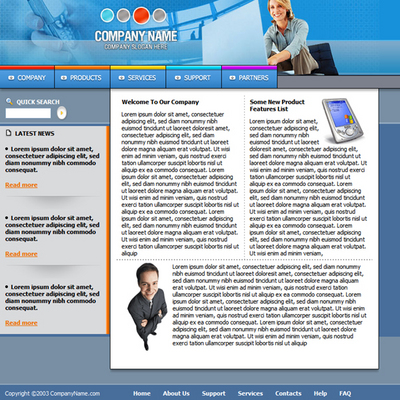Product picture Online Store Website Template