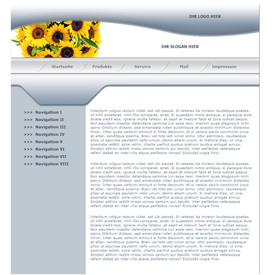 Product picture Florist Website Template