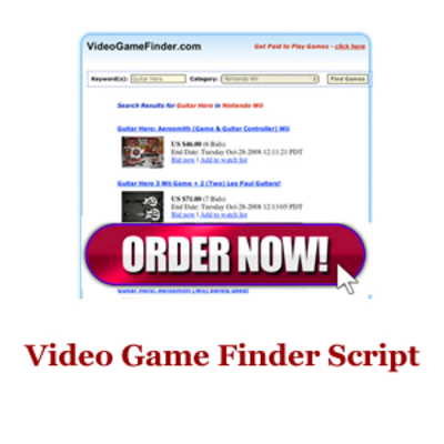 Product picture Video Game Finder Script