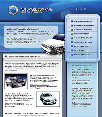 Product picture Automotive - Transportation Website Template