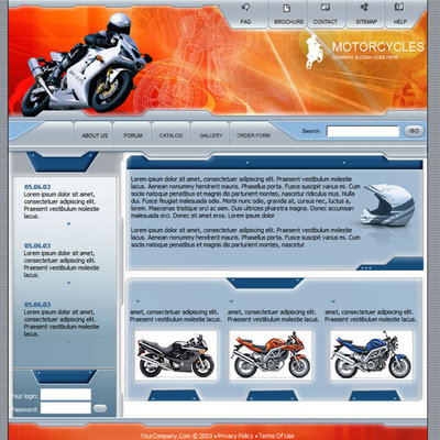 Product picture Automotive - Flash Website Template