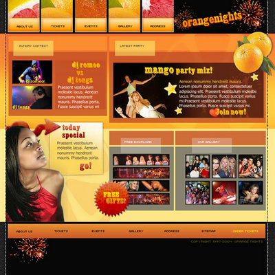Product picture Nightclub - Bar - Strip Club - Website Template