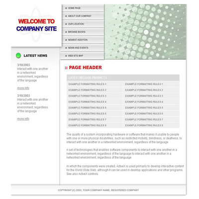 Product picture Online Business Flash Website Template