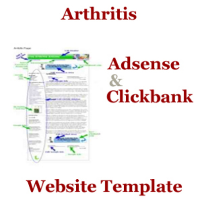 Product picture Arthritis Niche - Adsense Clickbank Website Template