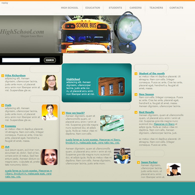 Product picture Flash School & Educational Website Template